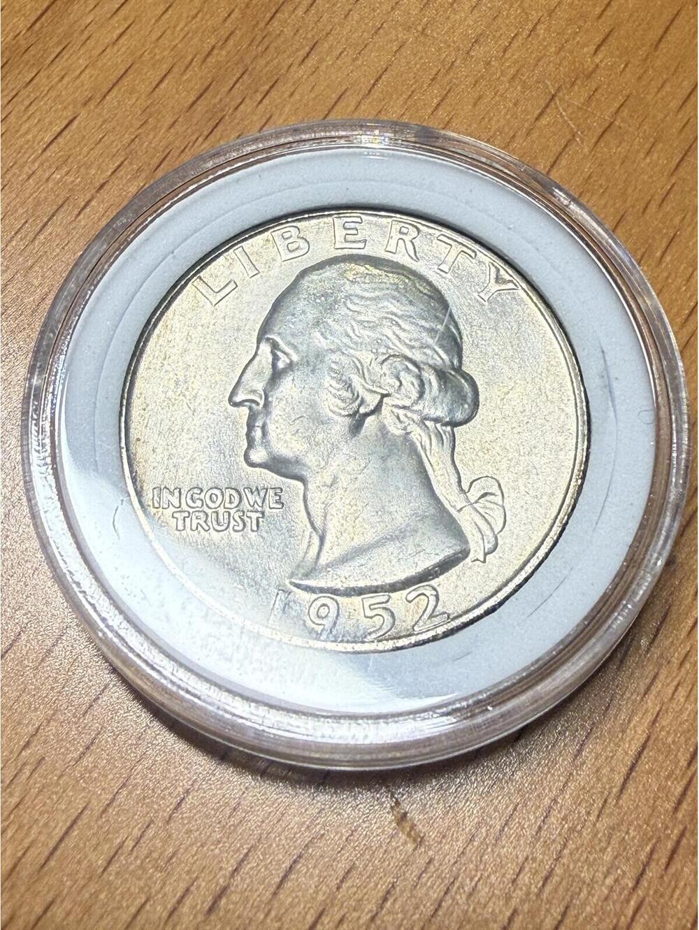 1952-D Washington Silver Quarter Dollar BU Uncirculated Denver Mint 90% Silver